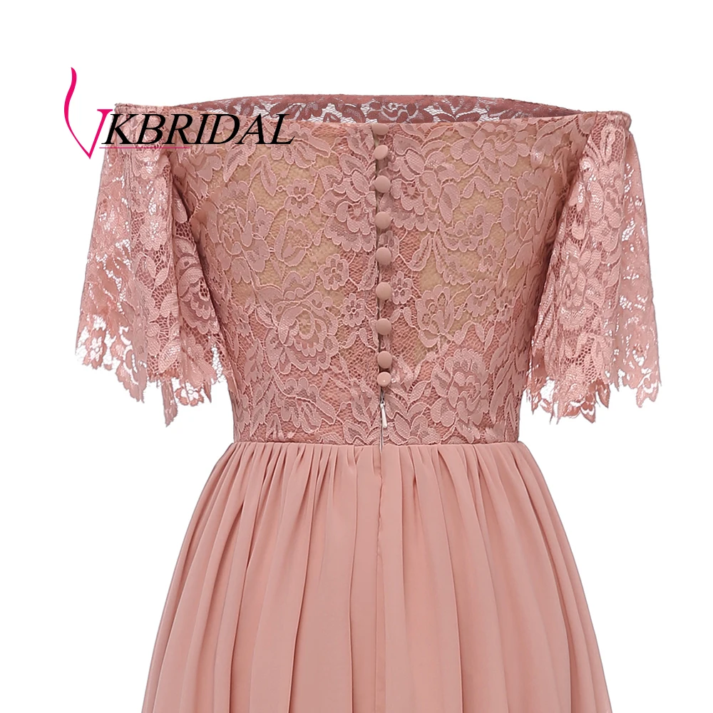 Vkbridal платье подружки невесты для свадебной вечеринки 2019 шифон Кружева vestidos de