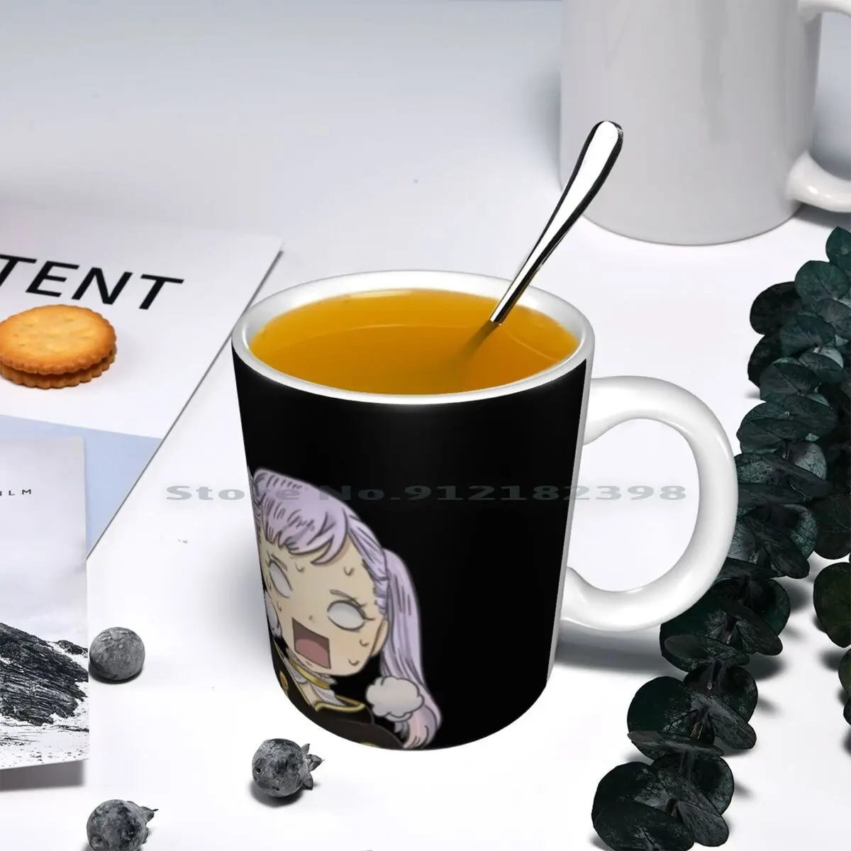 Черный клевер керамические кружки кофейные чашки кружка для чая с молоком черный