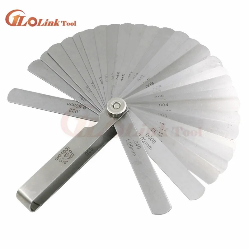 32 лопасти метрический толщиномер набор таппет клапан датчик измерительный