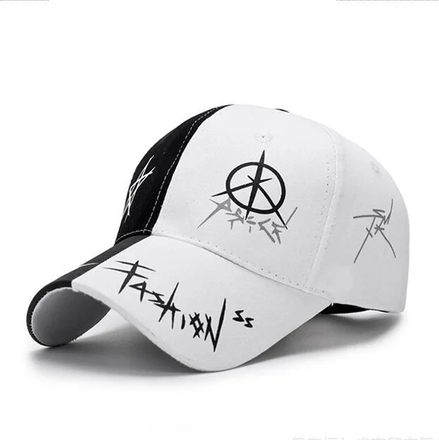 Регулируемая бейсболка с граффити рисунком каракули новые хлопковые