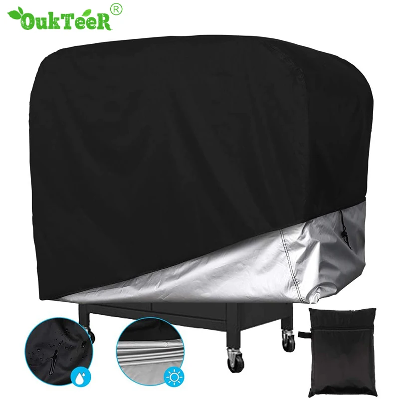 Черный водонепроницаемый чехол для гриля и барбекю аксессуары защиты от пыли УФ