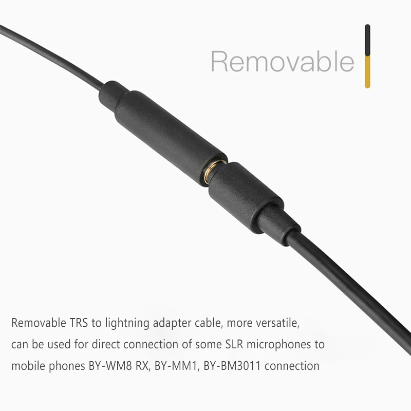 Мини конденсаторный микрофон BOYA с отворотом и зажимом профессиональный аудио