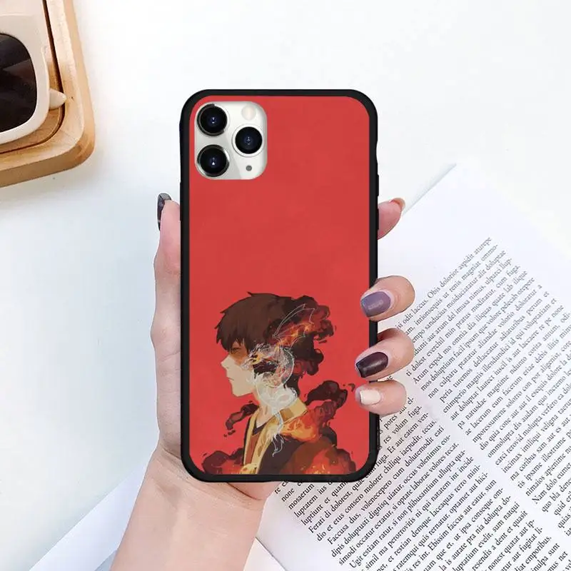 

Japan anime Avatar The Last Airbender Phone Case for iPhone 11 12 mini pro XS MAX 8 7 6 6S Plus X 5S SE 2020 XR Luxury funda