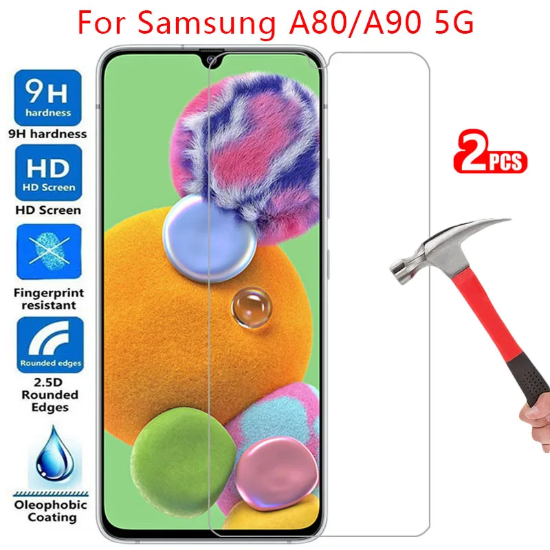 

Закаленное стекло для защиты экрана samsung a80 a90 5g, чехол для galaxy a 80 90 80a 90a, защитный чехол для телефона galaxya80