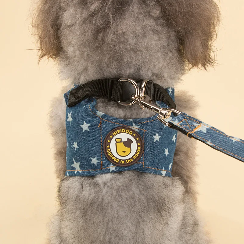 Милый мягкий ковбойский поводок для щенков набор поводков собак нагрудный