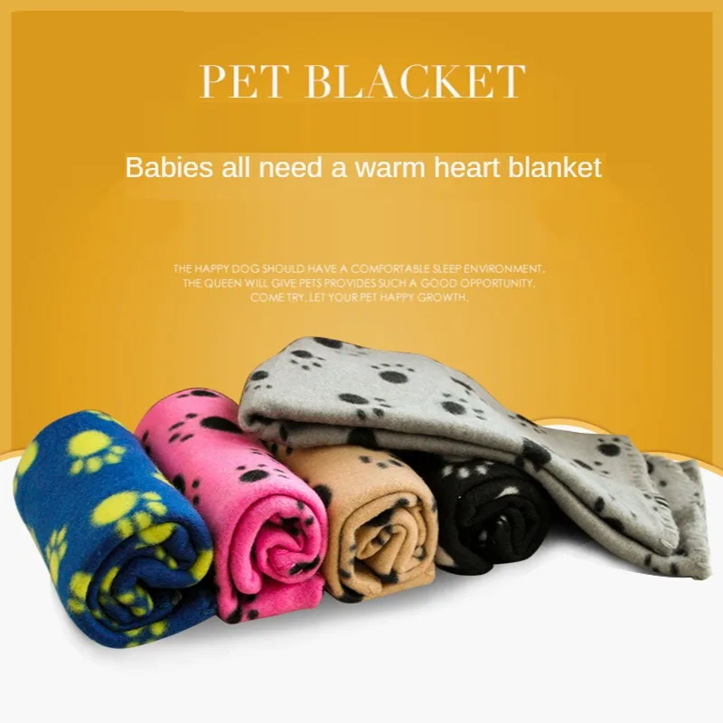 

Small Size 60*70CM Pet Blanket Dog Soft Warm Can Be Used On Both Sides Of Cat And Supplies