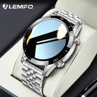 lemfo ecg smart watch support bluetooth call 2021 smartwatch men ip68 waterproof fitness bracelet clock for android