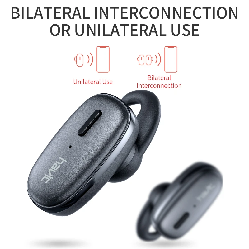 HAVIT TWS 5,0, Bluetooth, беспроводные наушники, стерео, жизнь, водонепроницаемая, Спортивная гарнитура с двойным микрофоном, DE RU, Китай