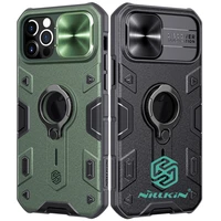 original nillkin camshield for iphone 12 pro max mini case slide cover camera protection shockproof armor ring holder cases