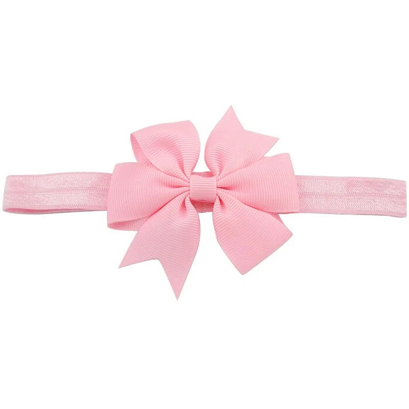 1 Piece Baby Girls Hair Bow Tie Ribbon Decor Hairband Headband (Black) | Детская одежда и обувь