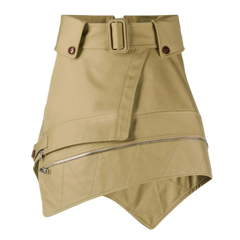 2020 Модные женские мини-юбки сексуальная Винтажная летняя юбка с высокой талией