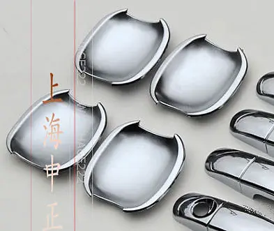 Подходит для FORD FOCUS MK2 2005 2006 2007 2008 2009 2010 2011 хромированная дверная ручка и крышка