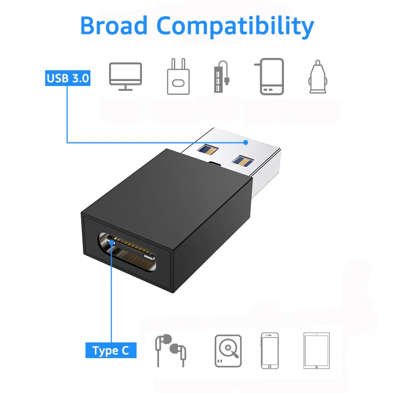 Переходник с USB 3 0 на Type C OTG переходник папа Мама типа для передачи данных