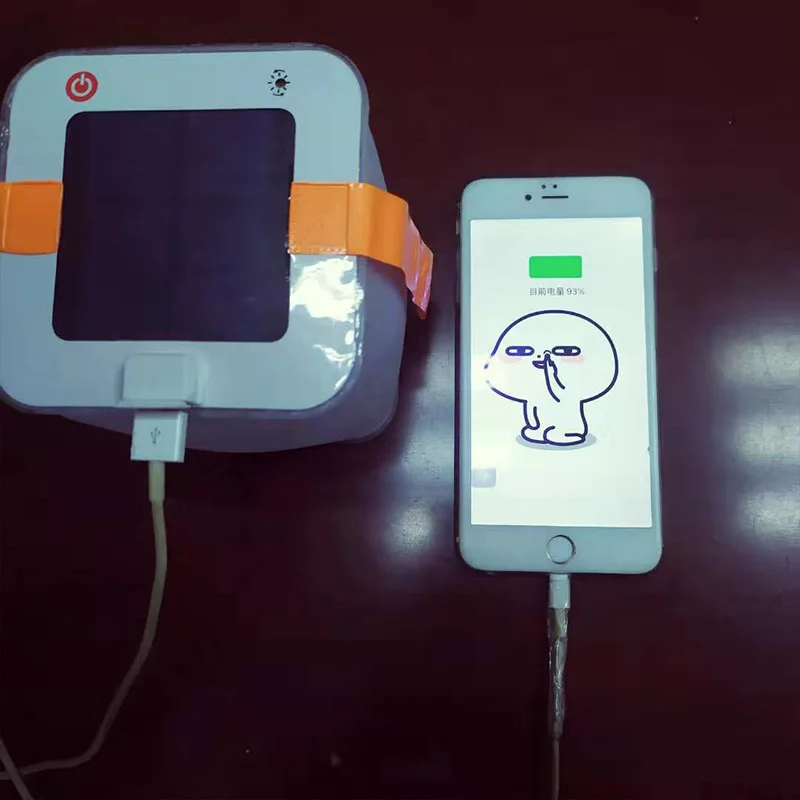 

Solar Inflatable Portable Light Rechargeable Night Light Waterproof And Foldable Airbag Light Emergency Light Outdoor Lighting