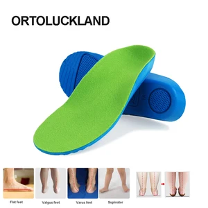 Ортопедические стельки для мальчиков и девочек, стельки с поддержкой свода стопы, аксессуары для детской обуви, подушечки для ухода за здоровьем