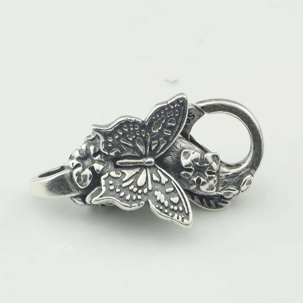 925 Sterling Silver Papillon Lock Butterfly European Charm Diy Jewelry Beads Women Accessories Bracelet | Украшения и аксессуары