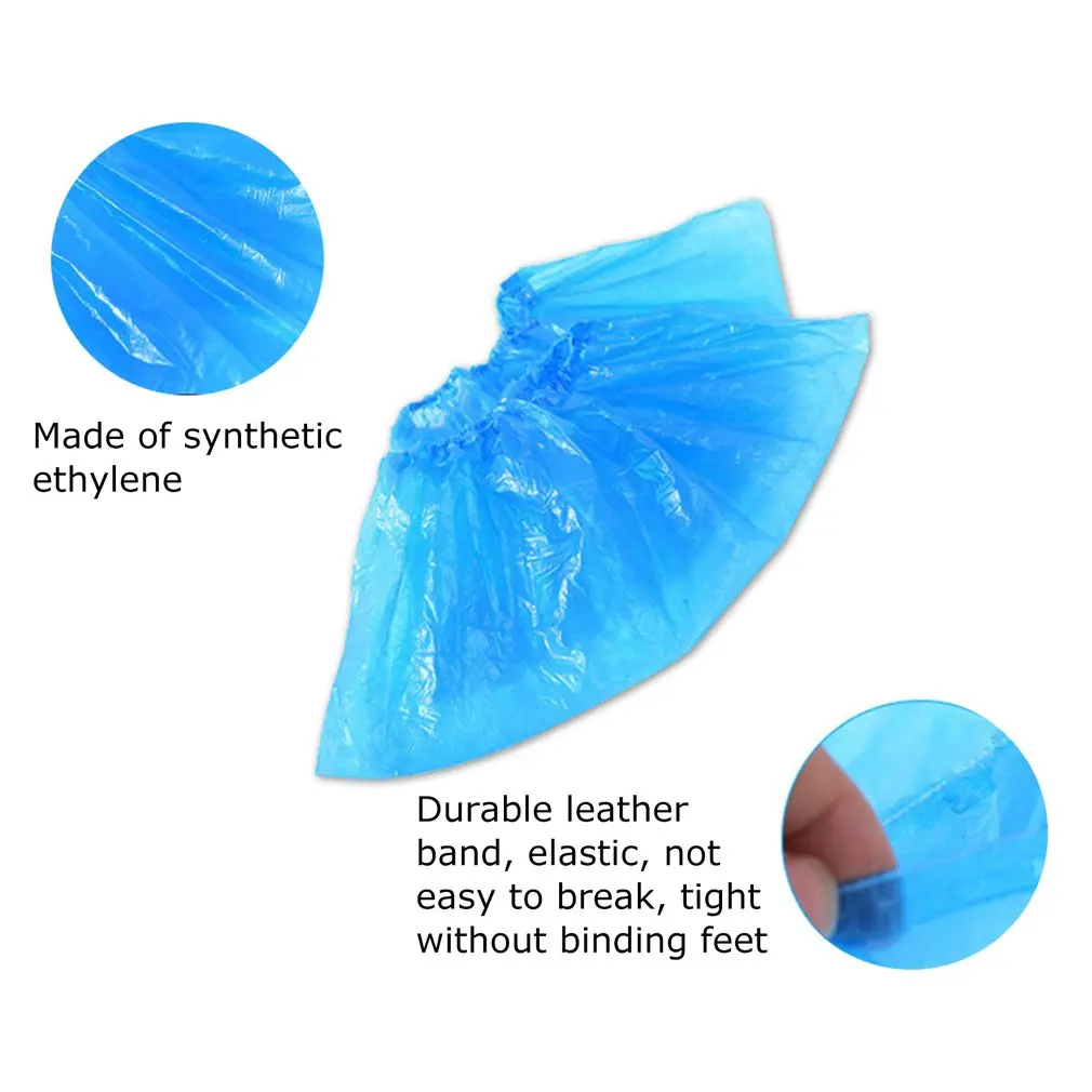 

100 pcs/pack Antibacterial droplet home disposable shoe cover Waterproof and moistureproof