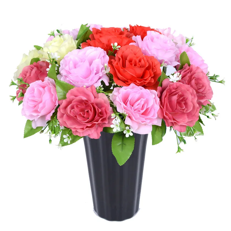 1 шт. Французская романтическая искусственная Роза для создания своими руками