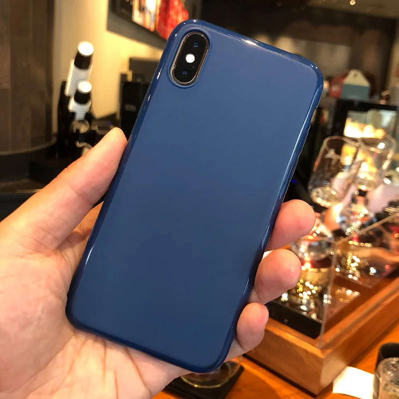 Чехол для телефона MOGOL сплошной цвет iPhone XS 11 Pro MAX XR X Max защита от падения материал
