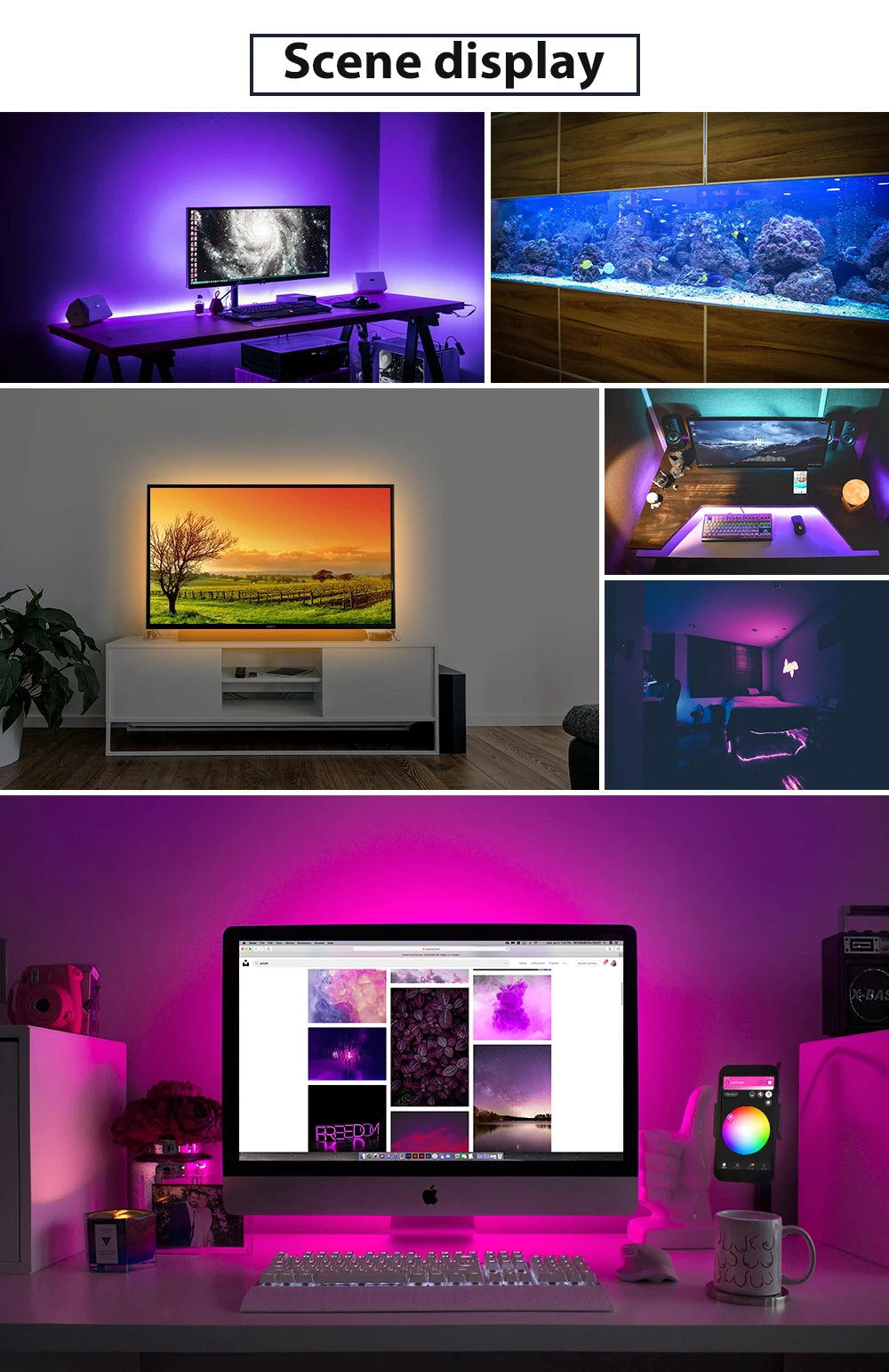 G светодиодный контроллер OPTO zigbee mini smart tv, светодиодный светильник, комплект 5 В, usb, rgb+ cct, компьютерный светодиодный светильник, работает с zigbee hub echo