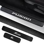 Для Ford C-MAX экспедиция Fiesta FIGO FLEX Fusion GALAXY GT ка PUMA S-MAX авто аксессуары 4 шт. автомобиля стикер наклейка-Обложка из углеродного волокна