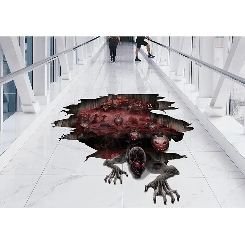 Хэллоуин ужас наклейки на стену декоративные принадлежности отпечаток крови