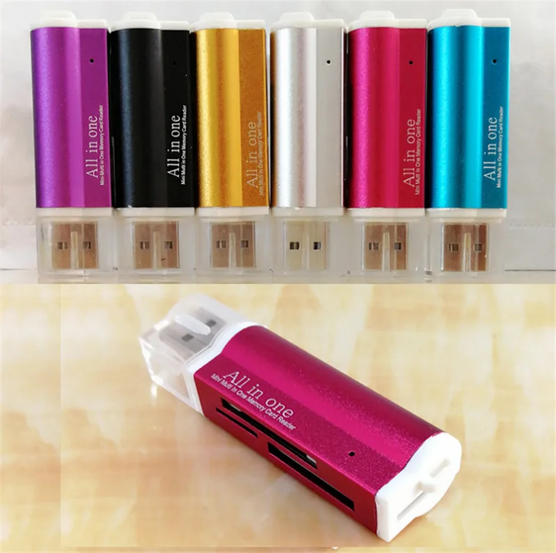 Мульти все в 1 Micro USB 2,0 считыватель карт памяти Адаптер для Micro SD SDHC TF M2 MMC MS PRO DUO кардридер горячая Распродажа