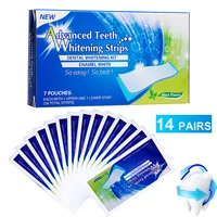 28pcs14pair gel teeth whitening strips white tooth dental kit oral hygiene care strip for false teeth veneers dentist seks