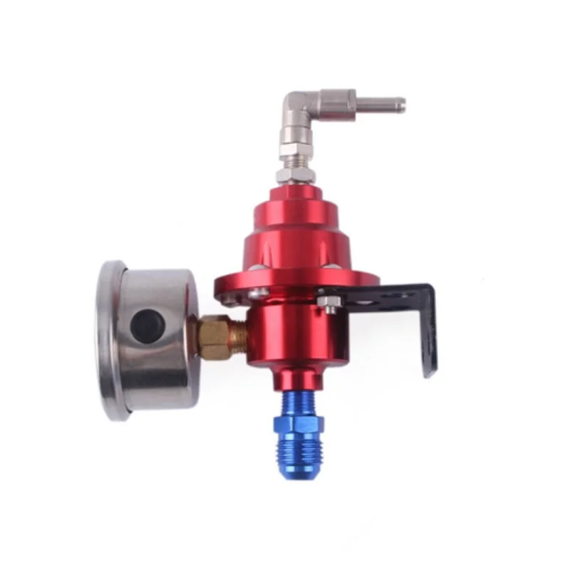 

Universal Adjustable Car Fuel Pressure Regulator with Oil Gauge Kit Fuel Booster Improve Power And Save Fuel
