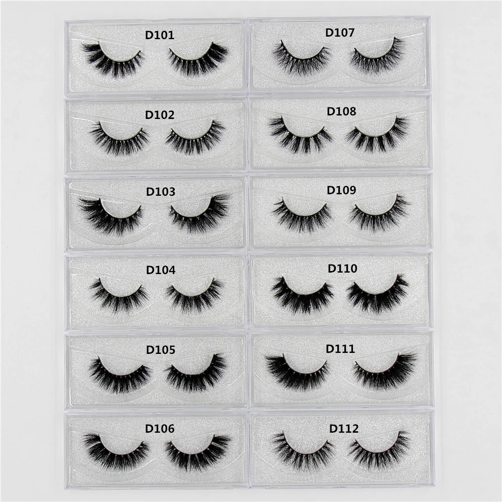 SOQOZ 3D Mink Lashes Reusable Eyelashes 100% Cruelty Free Handmade Natural False Popular Makeup | Красота и здоровье