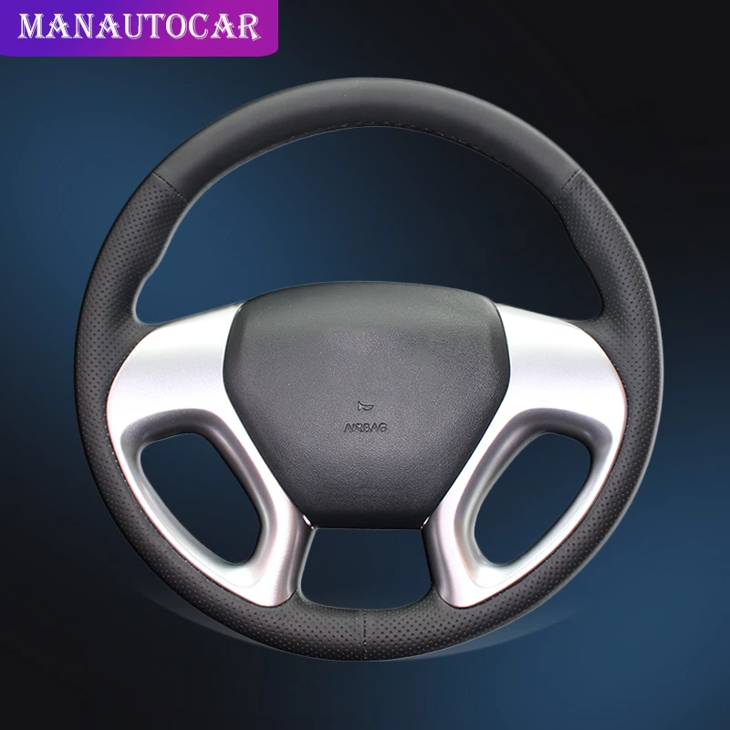 Оплетка на руль автомобиля для Hyundai ix35 2011 2015 Tucson 2 2010 2012 2013 2014 автомобильный чехол