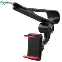 Universal 360 Car Clip Sun Visor Cell Phone Holder Mount Stand Soporte Movil For iphone GPS Rearview Mirror Holder Car Mobile