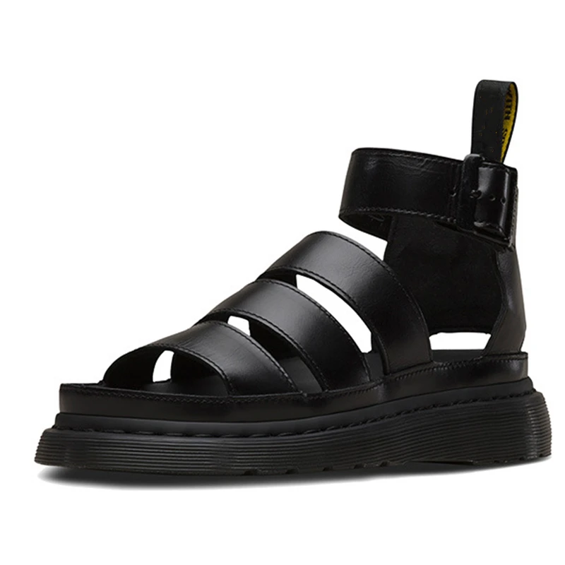 

2021 Designer Summer Ladies Sandals Martens Shoes For Women Shoes Comfy Soft Genuine Leather Women Platform Sandals