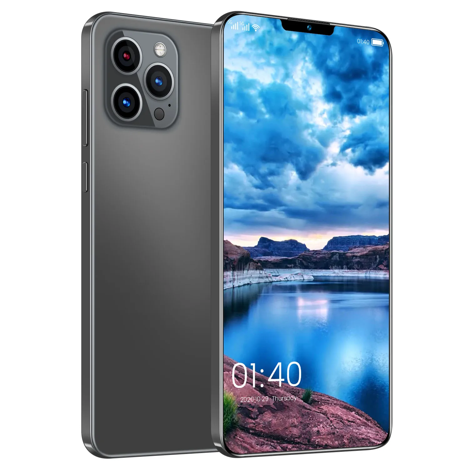 

I12Pro 6.7-Inch 12+512GB 16+32MP 10 Core 6800mAh GPS Global Andriod Cell Phone MTK6889 Fingerprint Face Unlock 5G Smart Phone