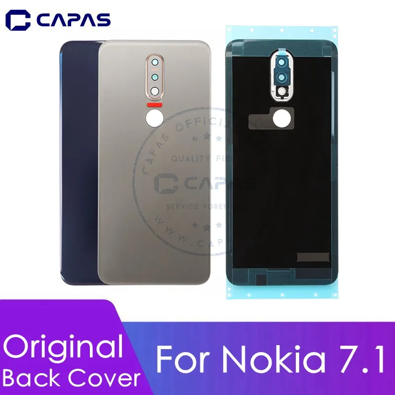 Оригинальный чехол для Nokia 7 1 задняя крышка 5 84 дюйма Замена задней двери ремонт