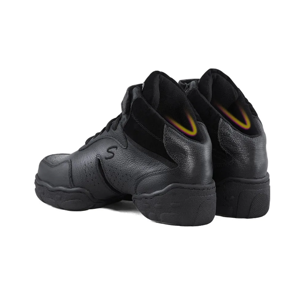 Кроссовки из натуральной кожи для девочек модная обувь джазовых танцев мягкая