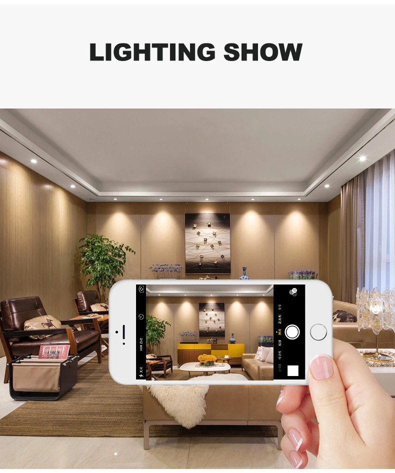 Приглушаемый Светодиодный точечный светильник потолочный Точечный с COB матрицей