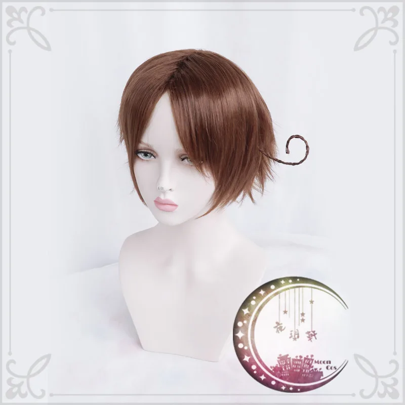 Светильник к для косплея светло-золотистые короткие синтетические волосы оси