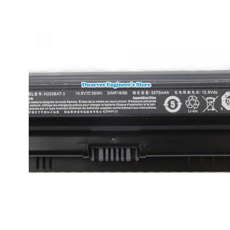 Bateria genuína do portátil N230BAT-3 para as