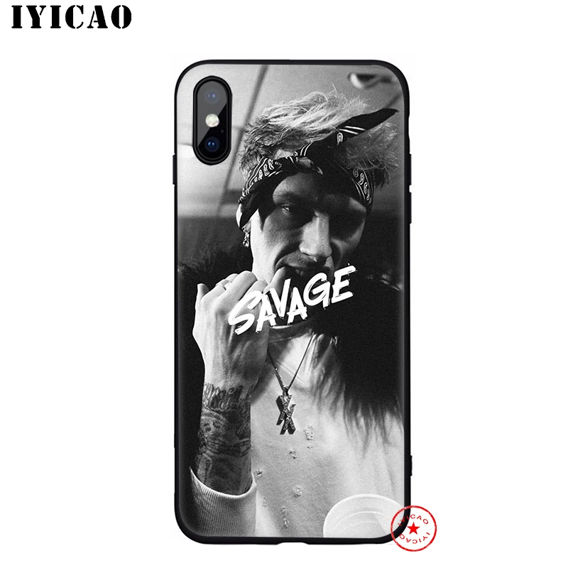 2 IYICAO машина пистолет Келли MGK мягкий чехол для телефона iPhone 11 Pro XR X XS Max 6 6S 7 8 Plus 5 5S SE силиконовый TPU 7 Plus - Цвет: 2