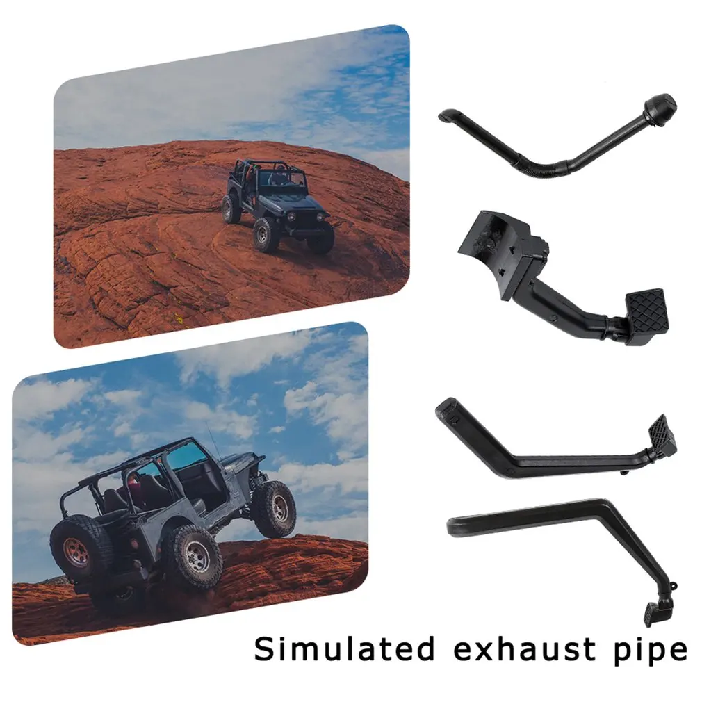 

Simulated Exhaust Pipe 1: 10 Remote Control Climbing Car For Axial SCX10 90046 AXI03007 Model Car Accessories