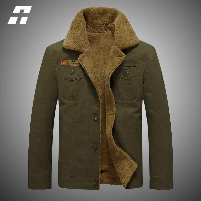 Мужские зимние куртки 2022 теплая Толстая флисовая Мужская куртка парки с меховым