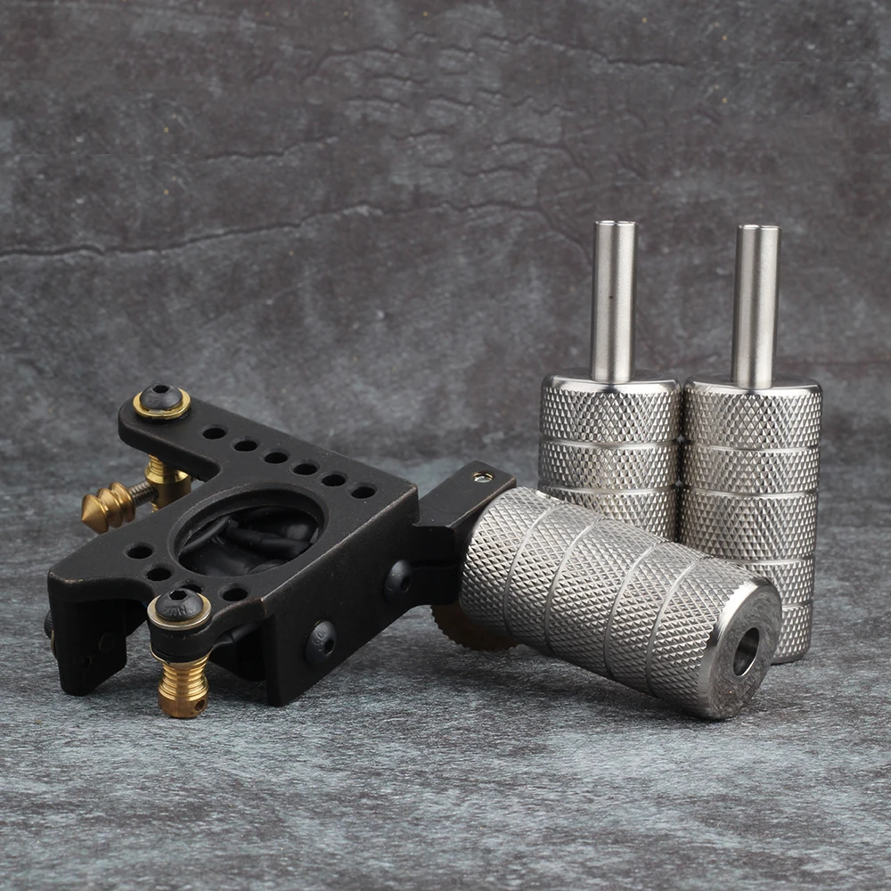 

YILONG 1 шт. Нержавеющая сталь держатели для тату-машинок с фокусным расстоянием 25 мм с задней стволовых профессиональный тату-машинка Захваты...