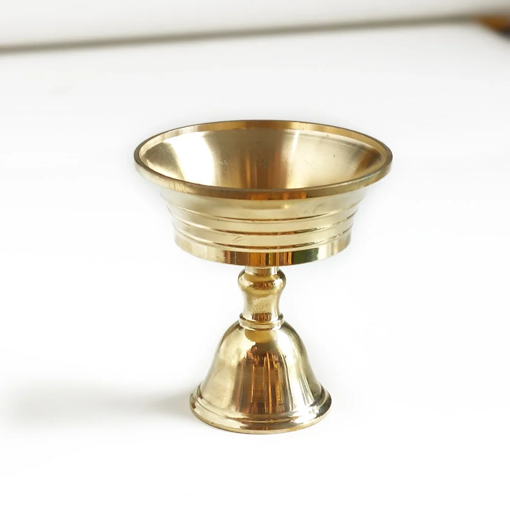 Латунный Подсвечник kaarsont декоративный подсвечник с тибетской масляной лампой