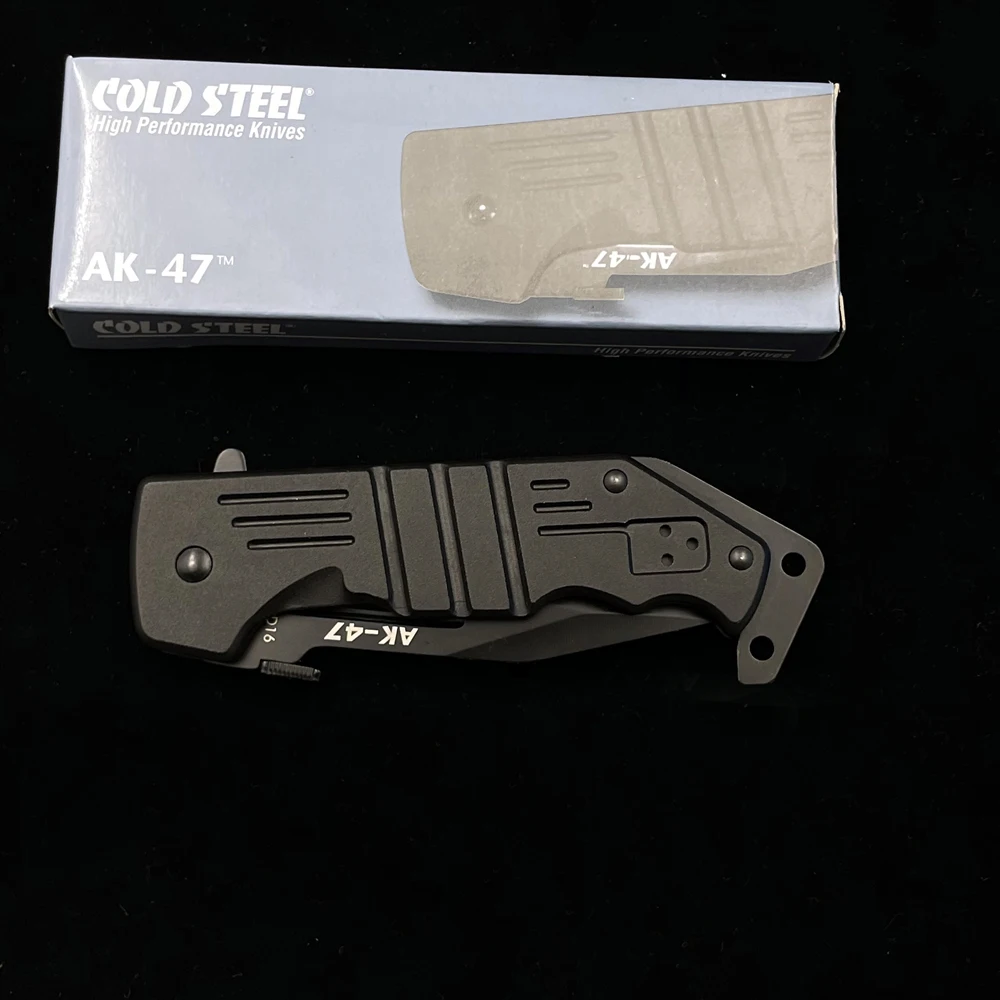 Cold Steel AK-47 Strategic Folding Knife Aluminum Handle Outdoor Camping Hunting Pocket Kitchen Fruit EDC Tool | Инструменты