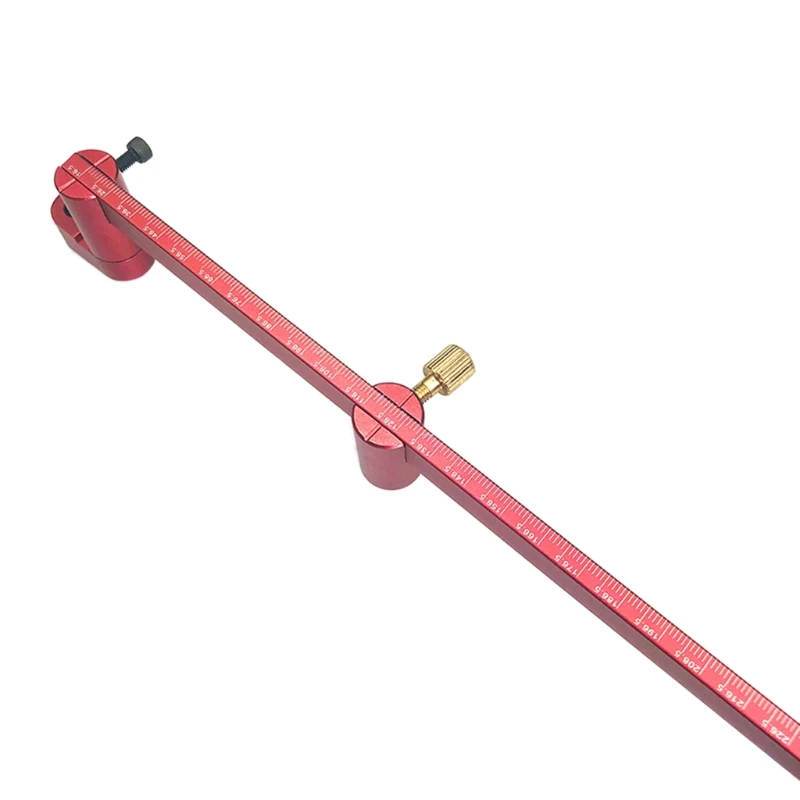 

360° Round Woodworking Scribe Center Finder Ruler Scribing Circle Ruler Compass 667A