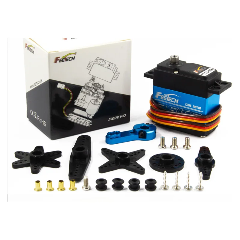 Водонепроницаемый сервопривод 20 кг 25 кг FT5325M FT5320M высокоскоростная металлическая Шестерня цифровой RC Servo Baja Servo 25T Arm для 1/8 1/10 RC автомобилей