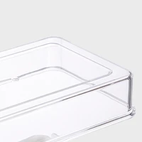 plastic butter cutting storage box transparent cheese cutter slicer keeper tray container with lid