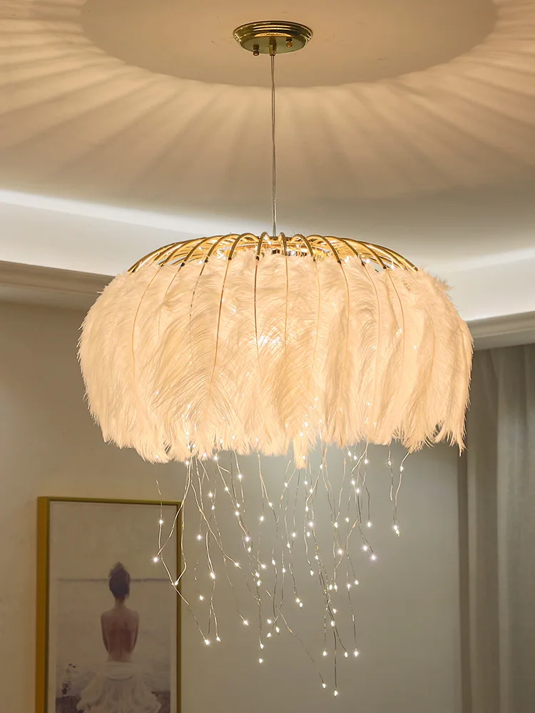 Подвесной светильник Firefly современный Романтический светодиодный в виде пера