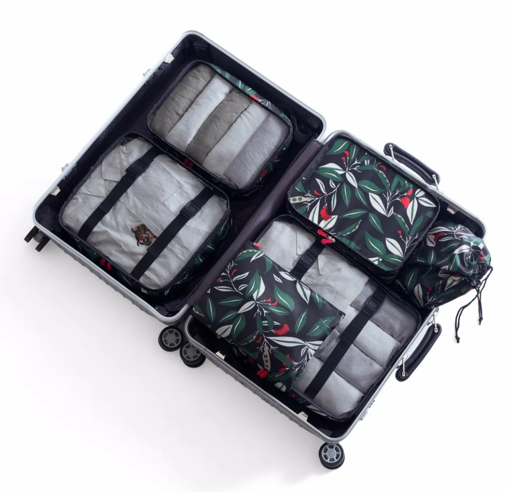 Набор дорожных сумок органайзеров для одежды 6 шт.|travel bag|set bag traveltravel set |